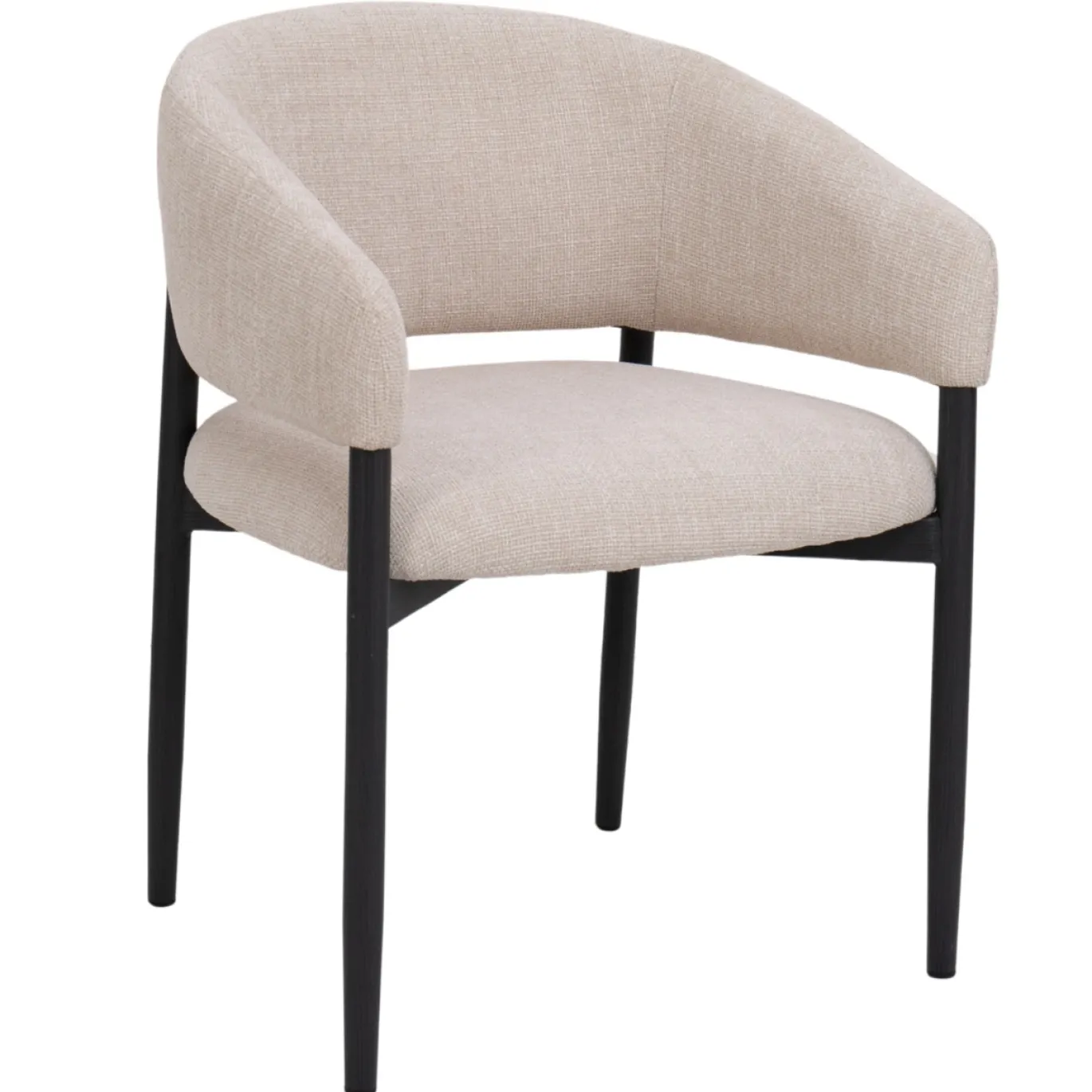 DÉJA Eetkamerstoel Elora Beige/Zwart