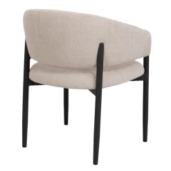 DÉJA Eetkamerstoel Elora Beige/Zwart