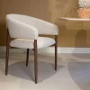 DÉJA Eetkamerstoel Elora Beige/Walnoot