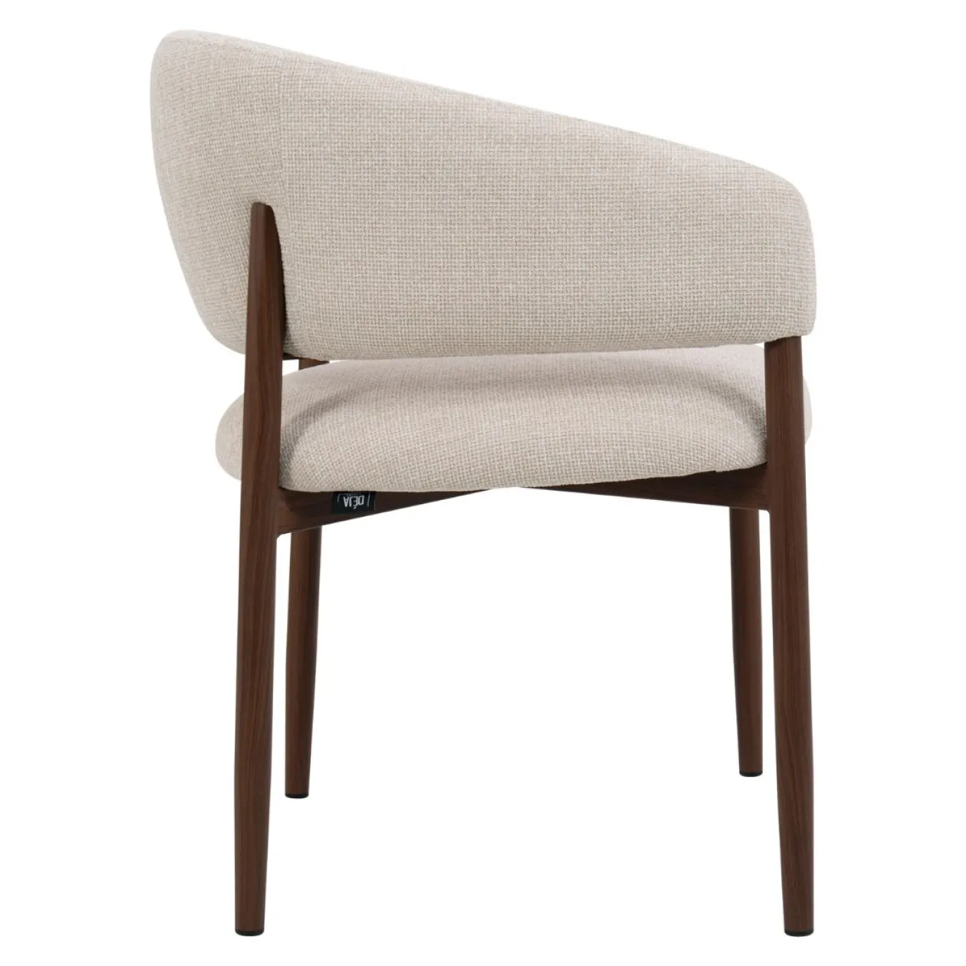 DÉJA Eetkamerstoel Elora Beige/Walnoot