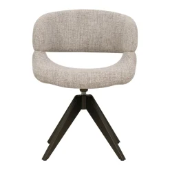 DÉJA Eetkamerstoel Foss Beige/Anodic Brown Draaibaar