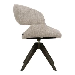 DÉJA Eetkamerstoel Foss Beige/Anodic Brown Draaibaar
