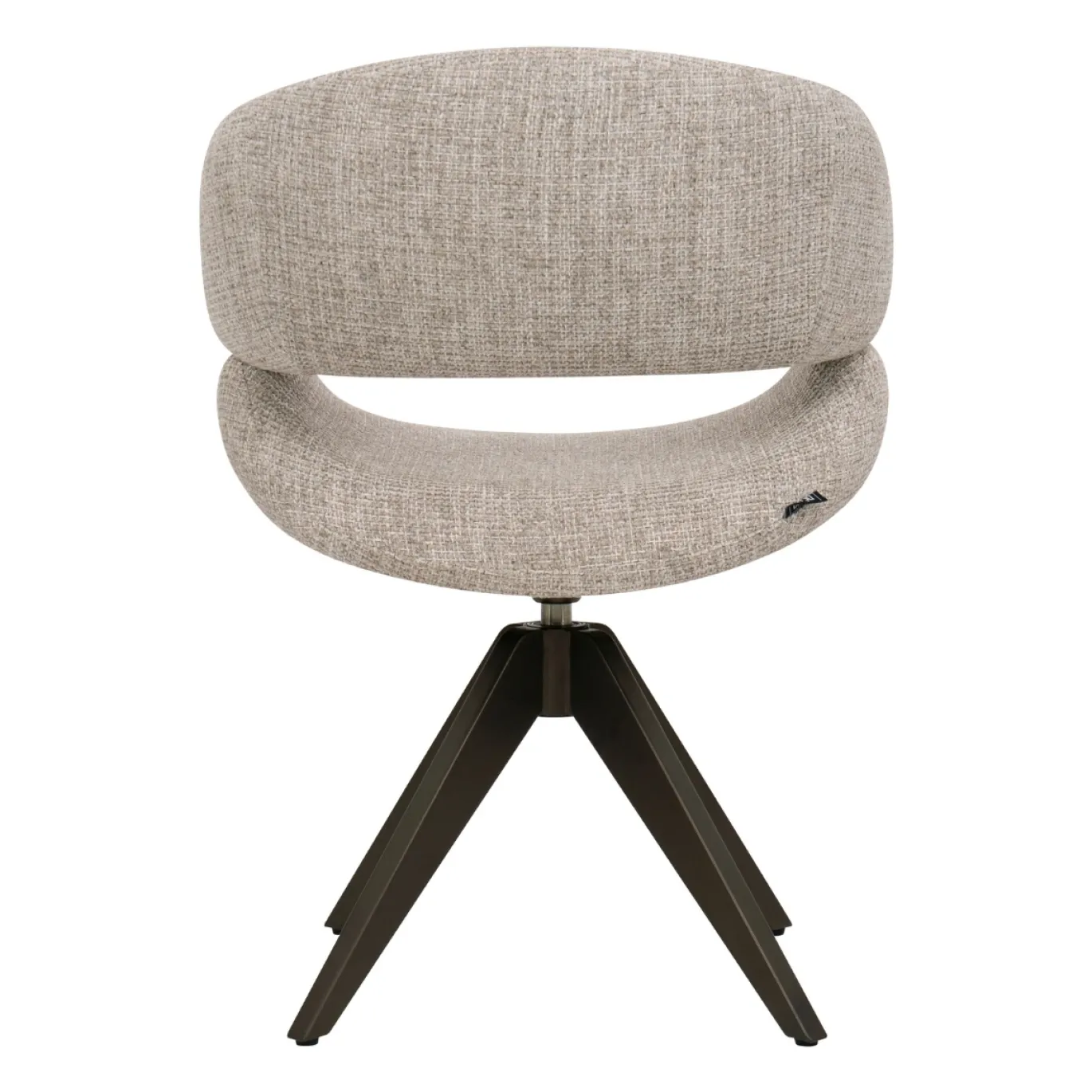 DÉJA Eetkamerstoel Foss Beige/Anodic Brown Draaibaar