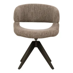DÉJA Eetkamerstoel Foss Taupe/Anodic Brown Draaibaar