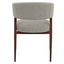 DÉJA Eetkamerstoel Fureso Taupe/Walnoot