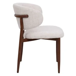 DÉJA Eetkamerstoel Jessie Beige/Walnoot