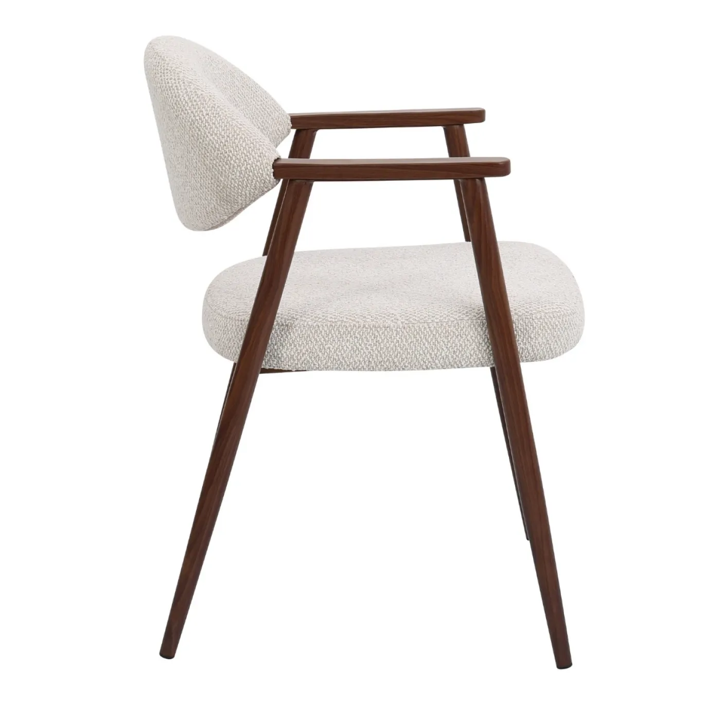 DÉJA Eetkamerstoel Karup Beige/Walnoot