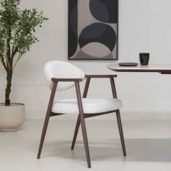 DÉJA Eetkamerstoel Karup Beige/Walnoot