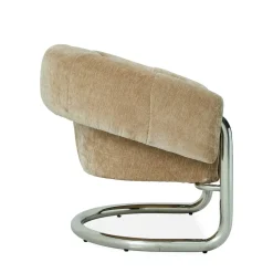 DÉJA Eetkamerstoel Leka Beige/Chrome