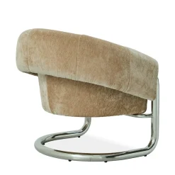 DÉJA Eetkamerstoel Leka Beige/Chrome