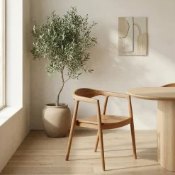 DÉJA Eetkamerstoel Liva Naturel Teakhout