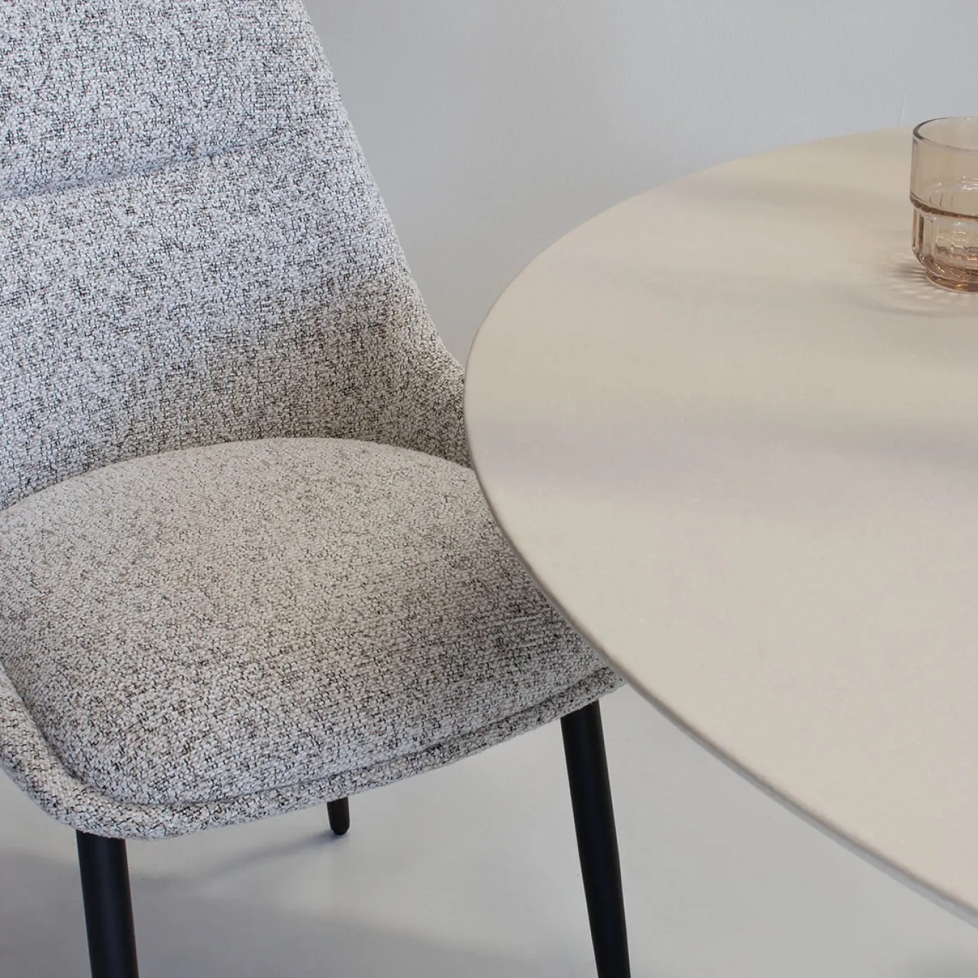 DÉJA Eetkamerstoel Malou Beige/Zwart