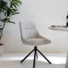 DÉJA Eetkamerstoel Malou Beige/Zwart Draaibaar
