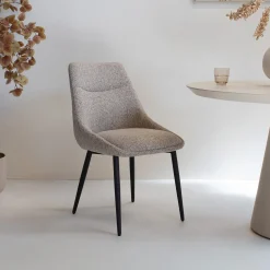 DÉJA Eetkamerstoel Malou Taupe/Zwart
