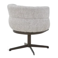 DÉJA Eetkamerstoel Maribel Beige/Brons Draaibaar