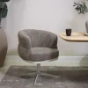 DÉJA Eetkamerstoel Maribel Taupe/Beige Draaibaar