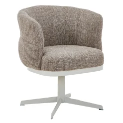 DÉJA Eetkamerstoel Maribel Taupe/Beige Draaibaar