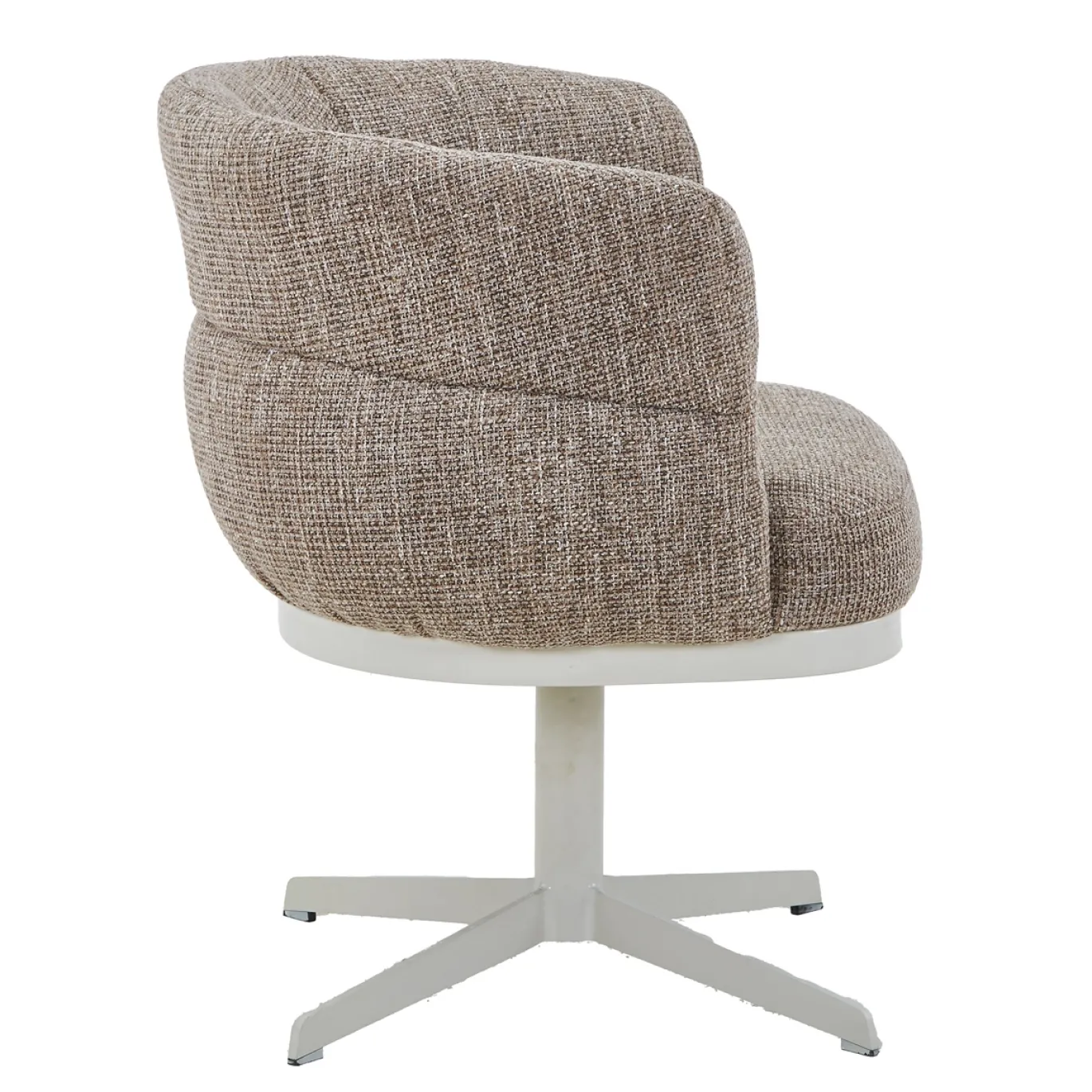 DÉJA Eetkamerstoel Maribel Taupe/Beige Draaibaar