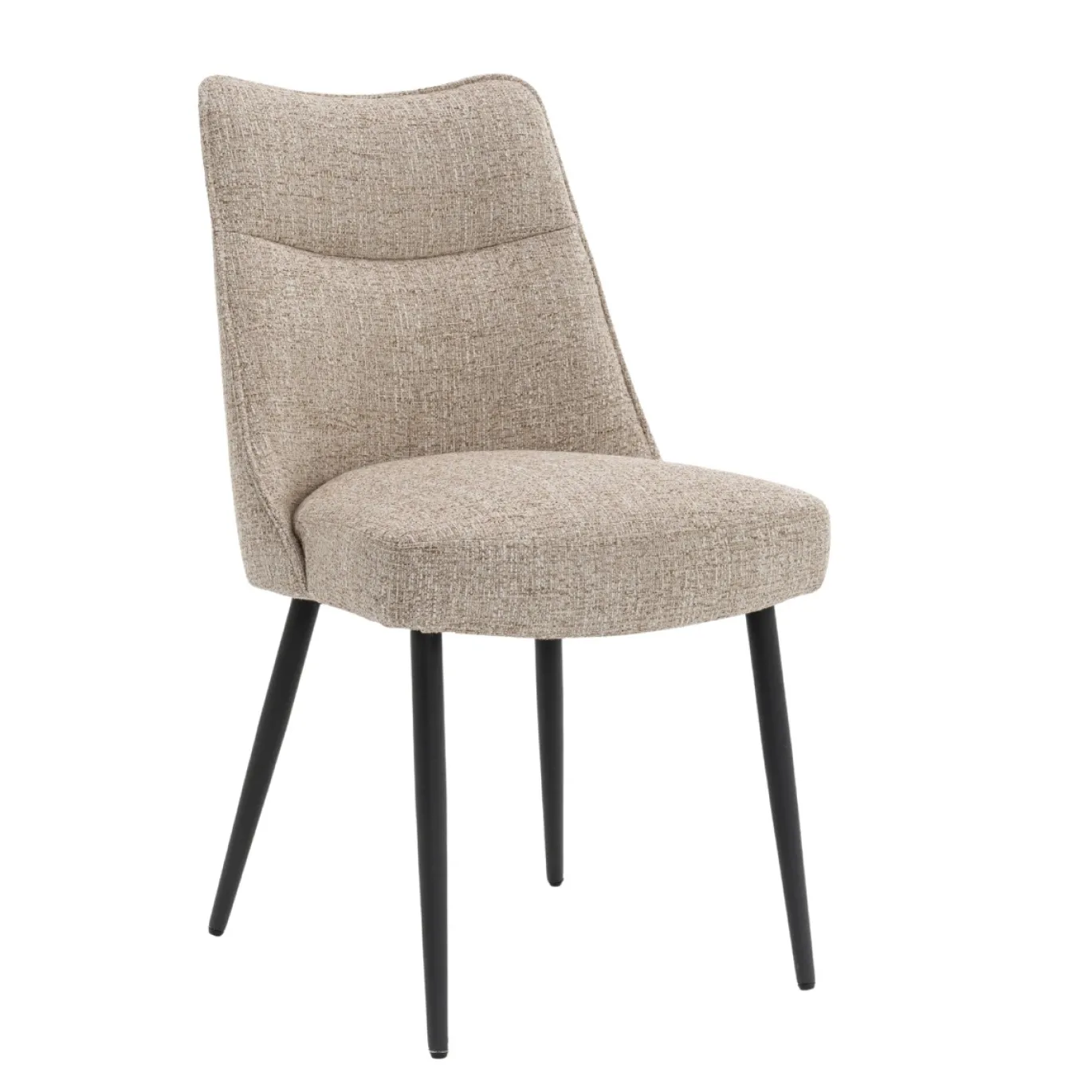 DÉJA Eetkamerstoel Meau Beige/Zwart