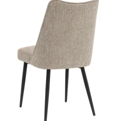 DÉJA Eetkamerstoel Meau Beige/Zwart