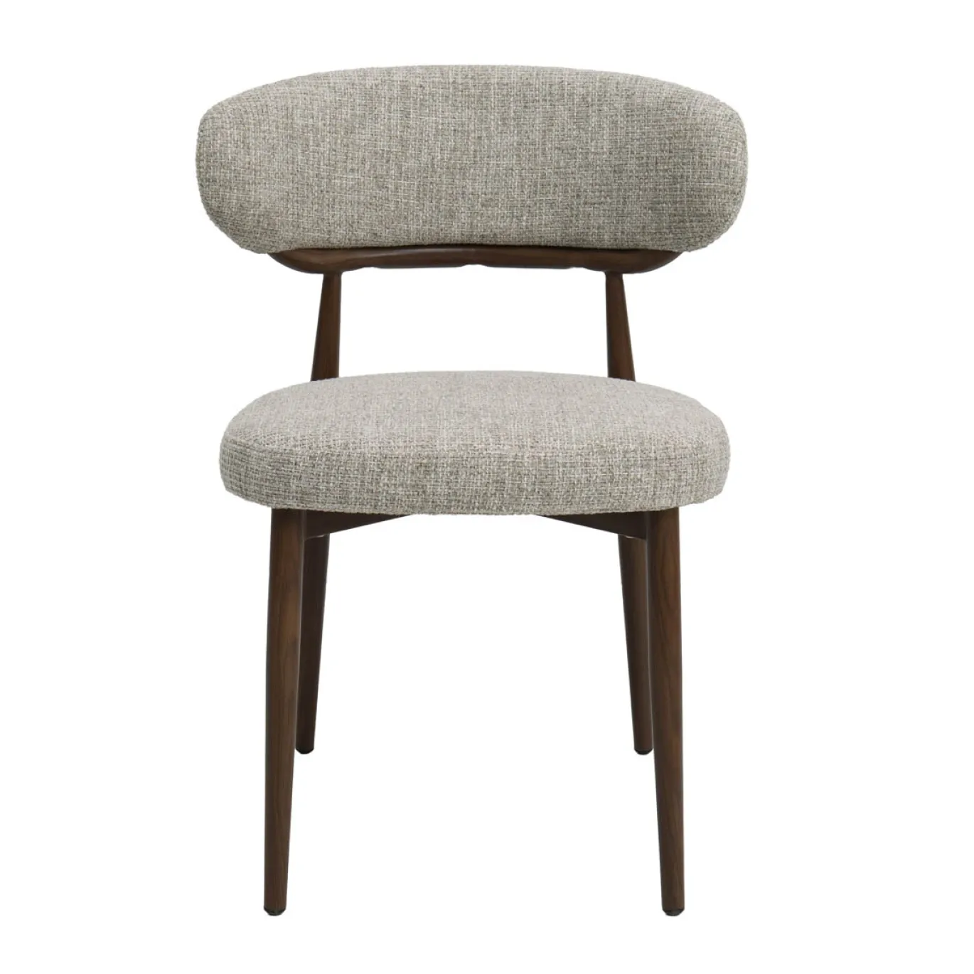 DÉJA Eetkamerstoel Milan Beige/Walnoot