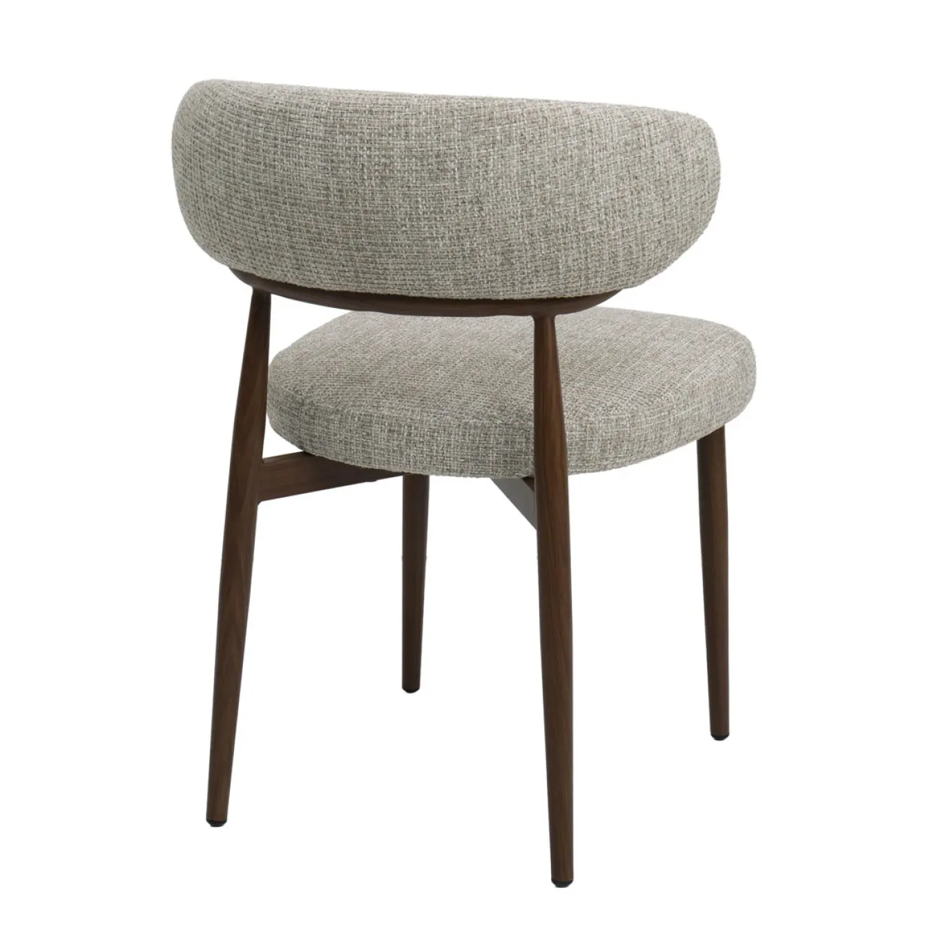 DÉJA Eetkamerstoel Milan Beige/Walnoot