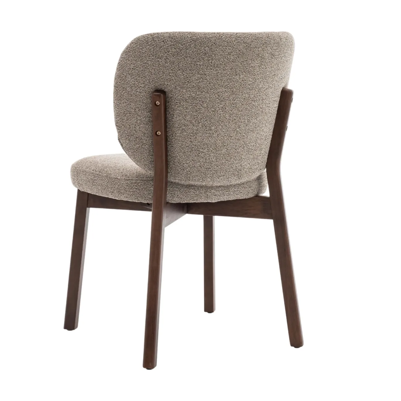 DÉJA Eetkamerstoel Nobu Taupe/Walnoot Eiken