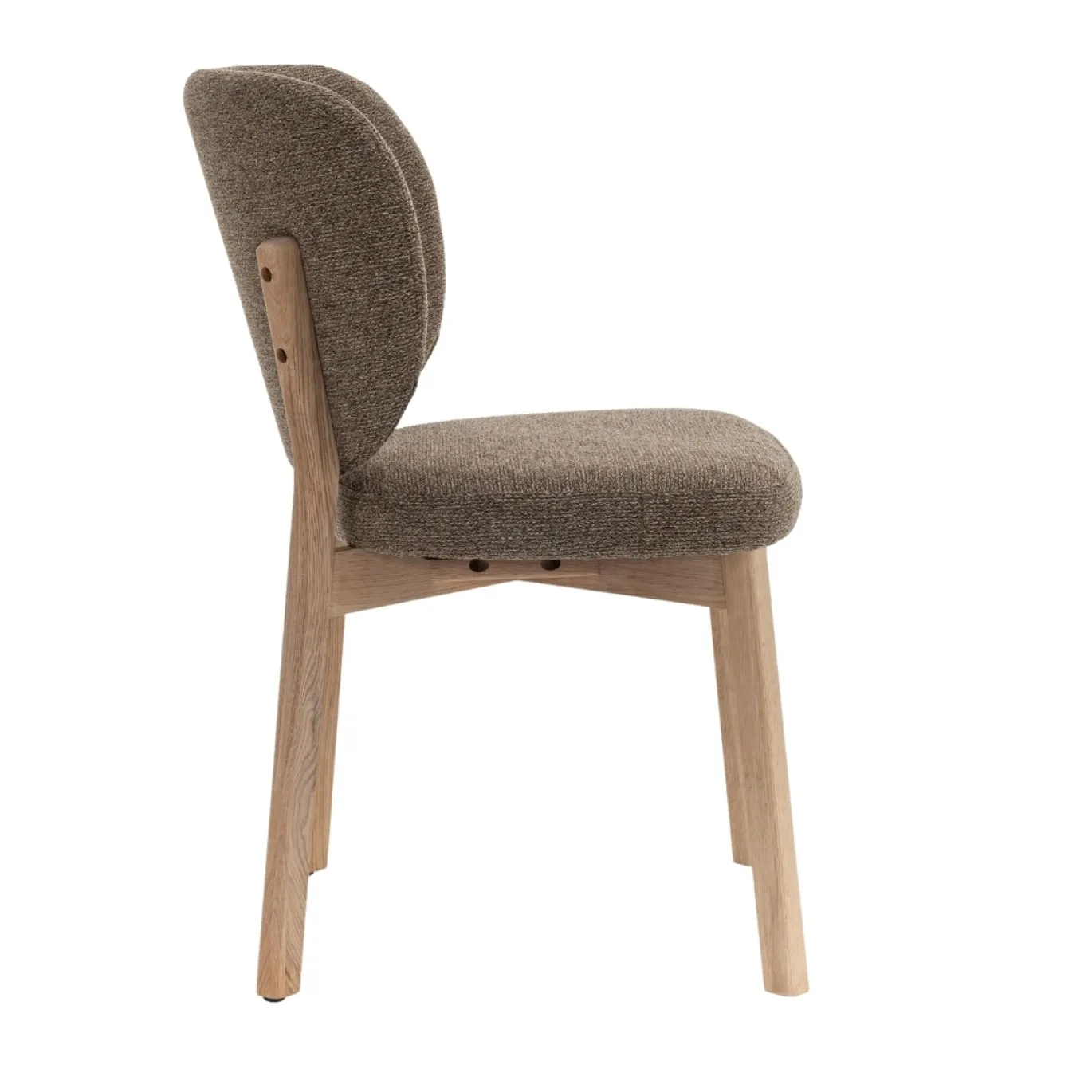 DÉJA Eetkamerstoel Nobu Taupe/Naturel Eiken