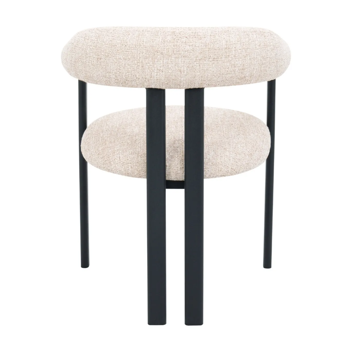 DÉJA Eetkamerstoel Odense Beige/Zwart