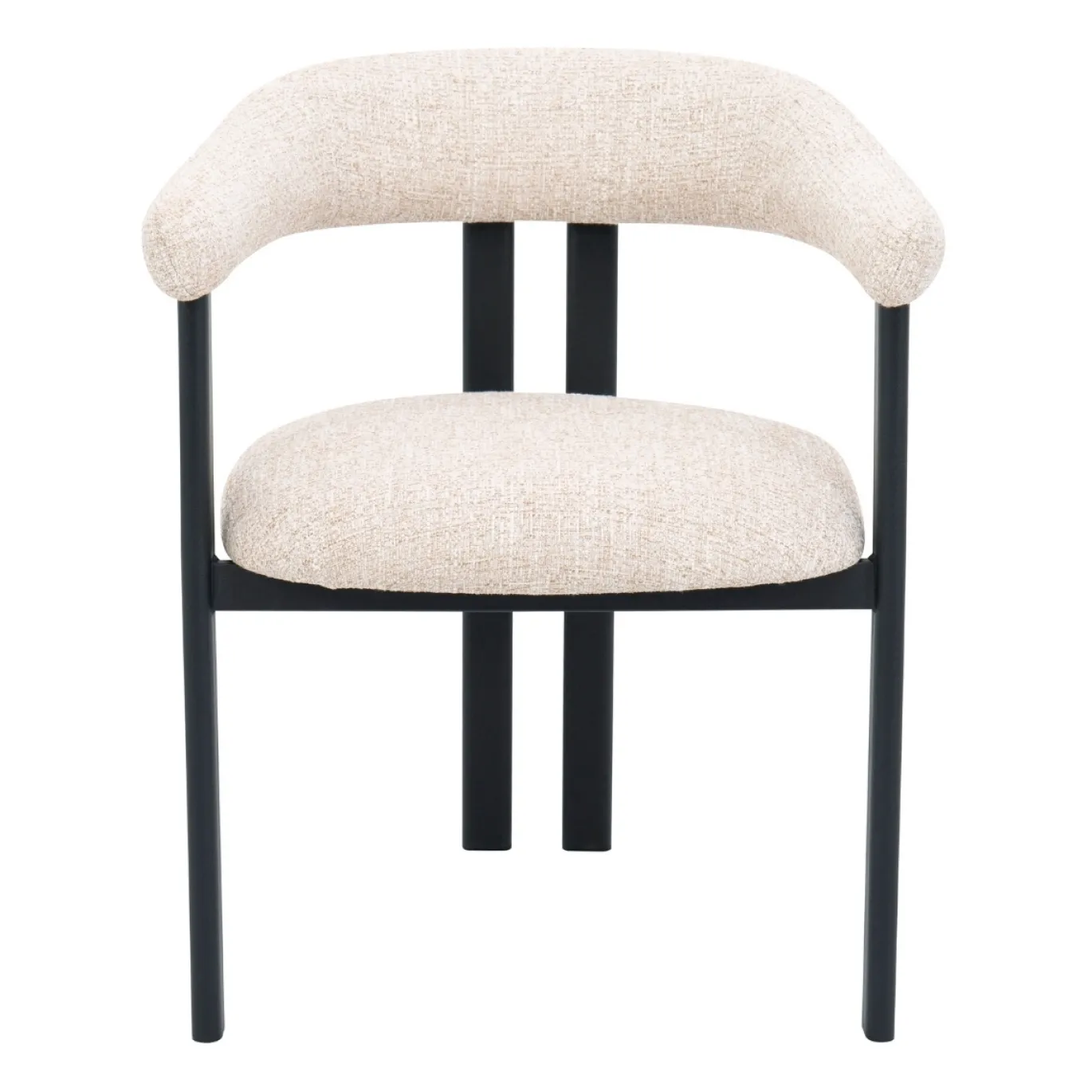 DÉJA Eetkamerstoel Odense Beige/Zwart