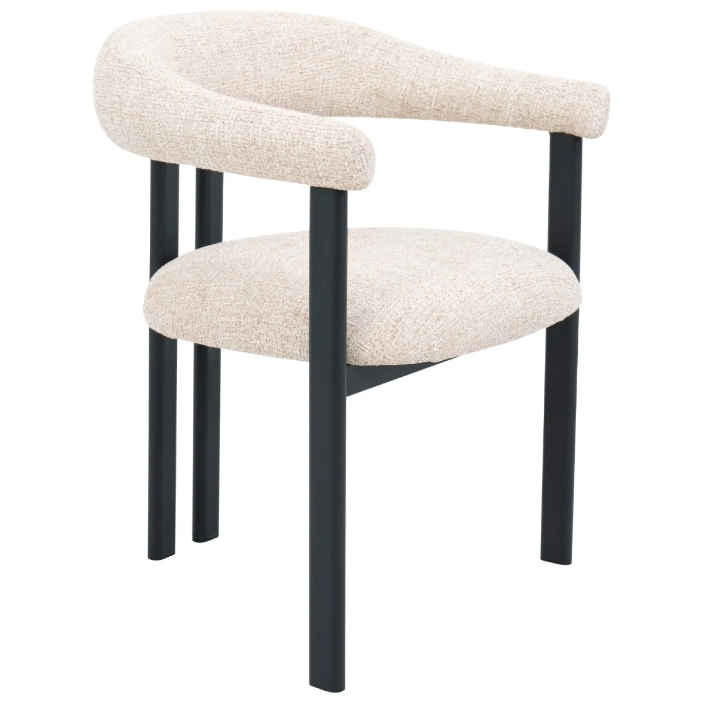 DÉJA Eetkamerstoel Odense Beige/Zwart