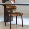 DÉJA Eetkamerstoel Skara Terracotta/Walnoot