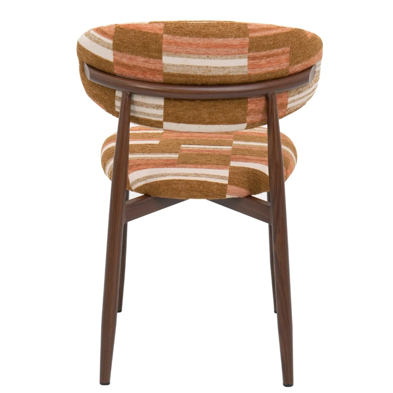 DÉJA Eetkamerstoel Skara Terracotta/Walnoot