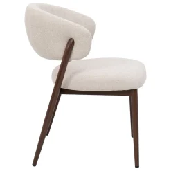 DÉJA Eetkamerstoel Skive Beige/Walnoot