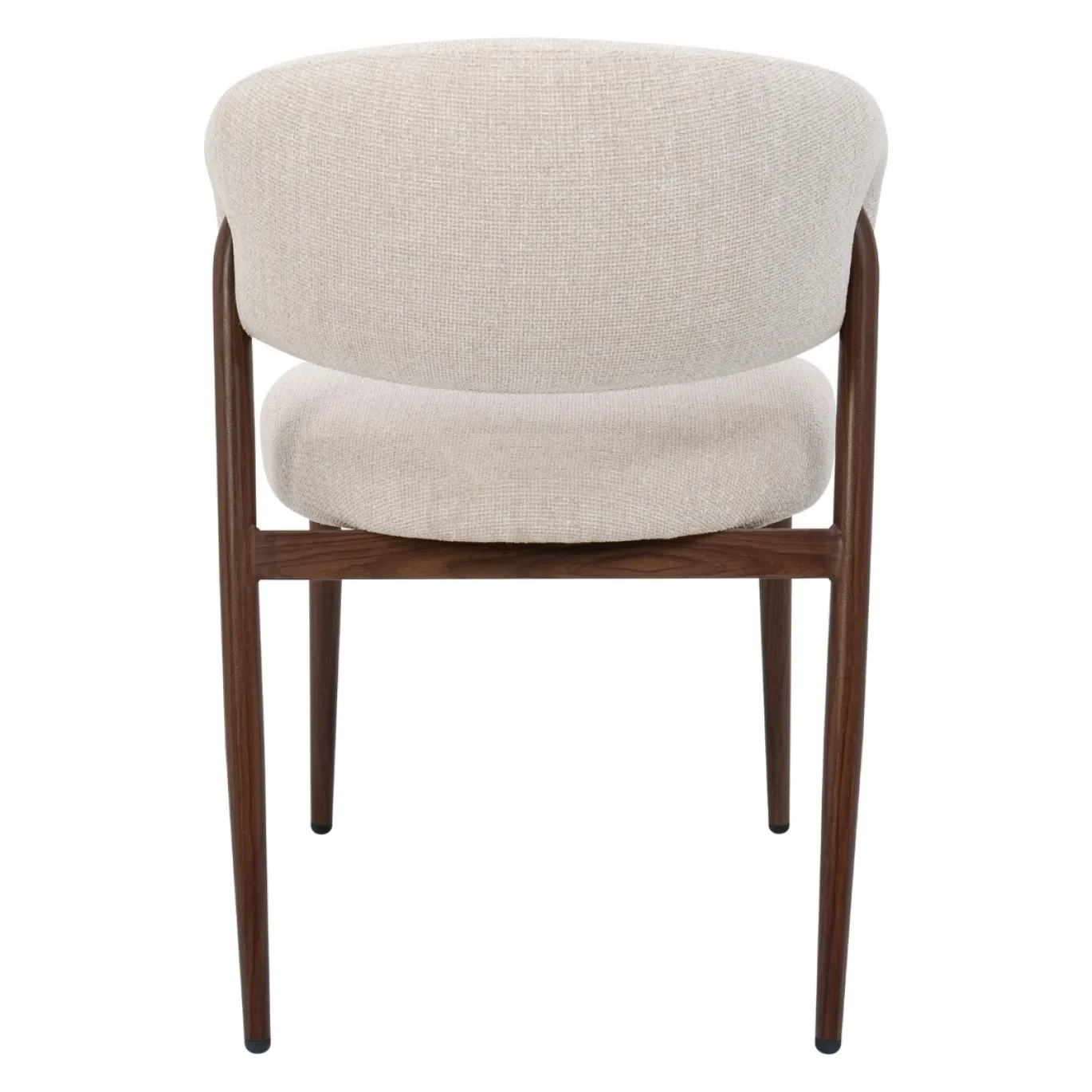 DÉJA Eetkamerstoel Skive Beige/Walnoot