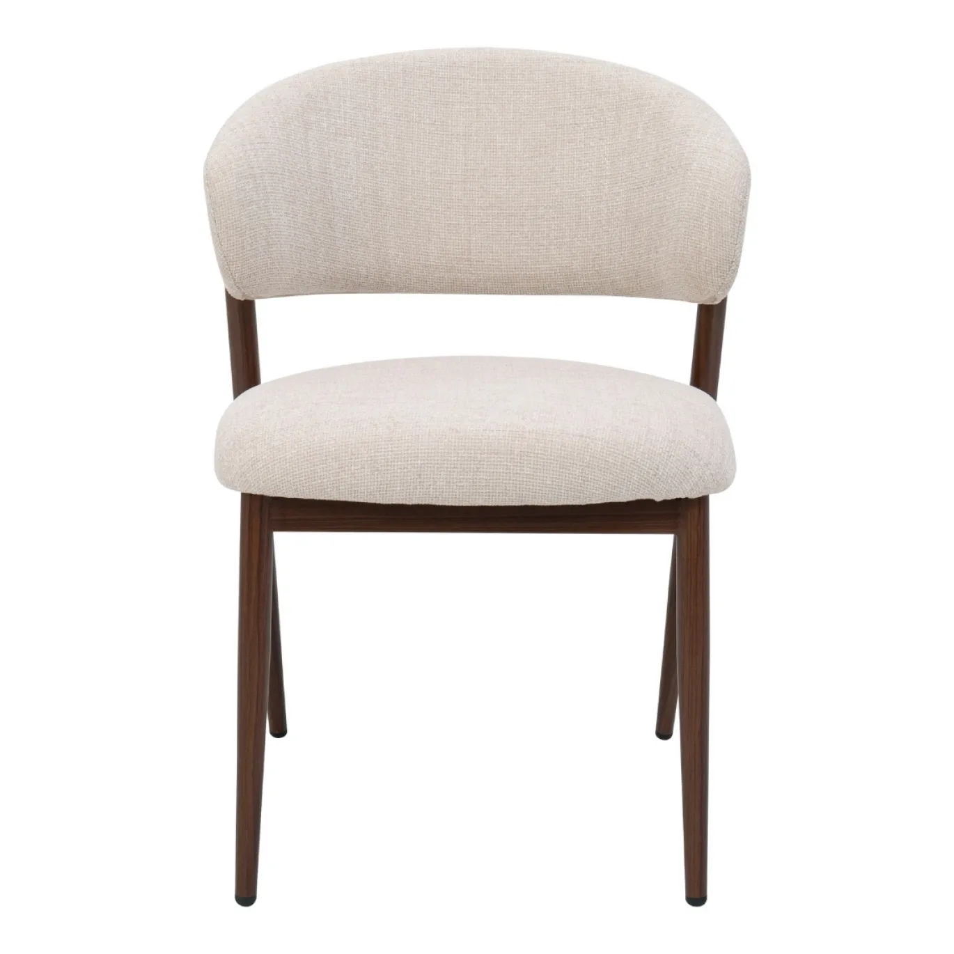 DÉJA Eetkamerstoel Skive Beige/Walnoot