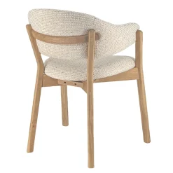 DÉJA Eetkamerstoel Uppsala Beige/Naturel Eiken