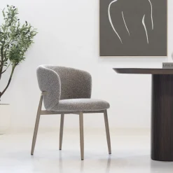 DÉJA Eetkamerstoel Varde Taupe/Beige
