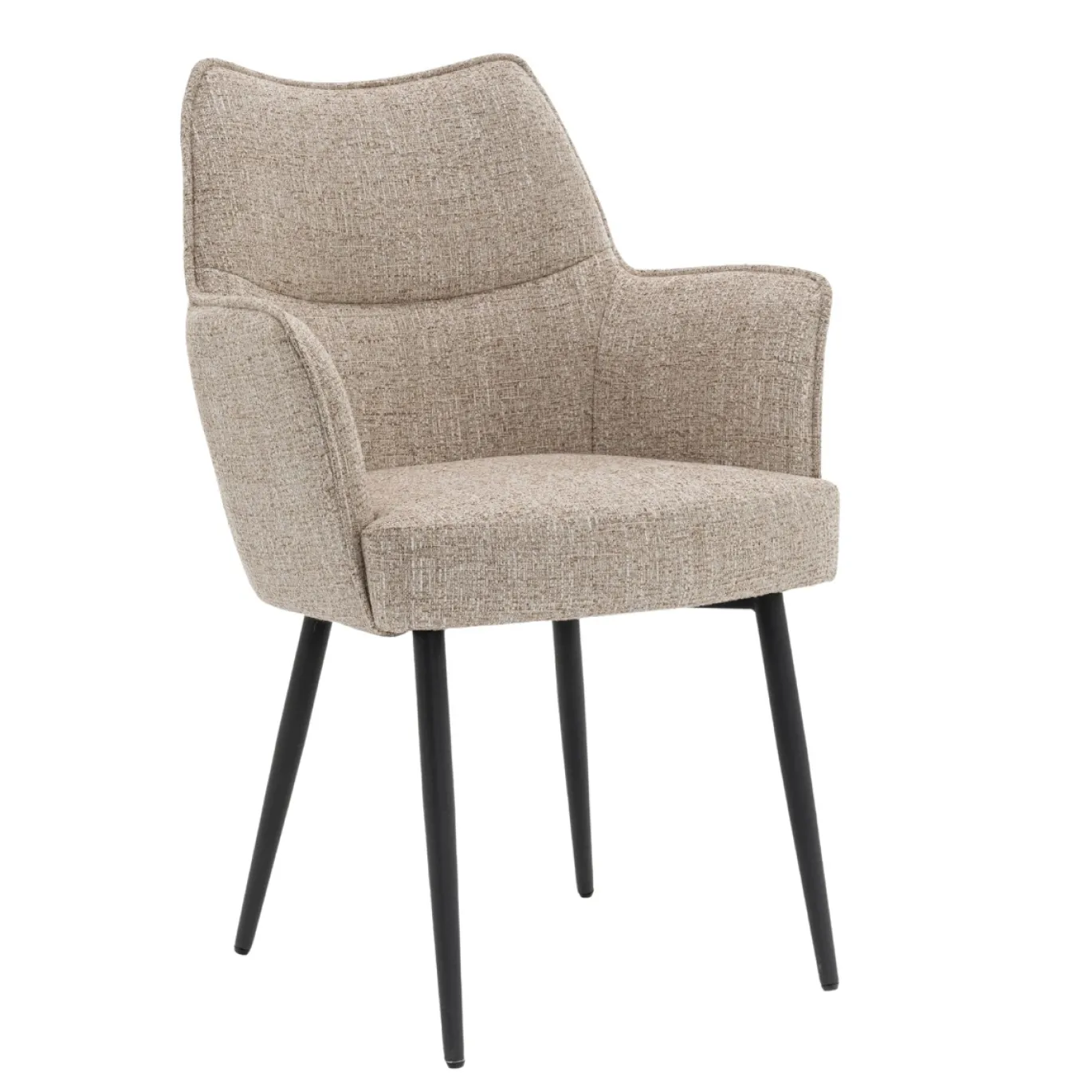 DÉJA Eetkamerstoel Zayn Beige/Zwart