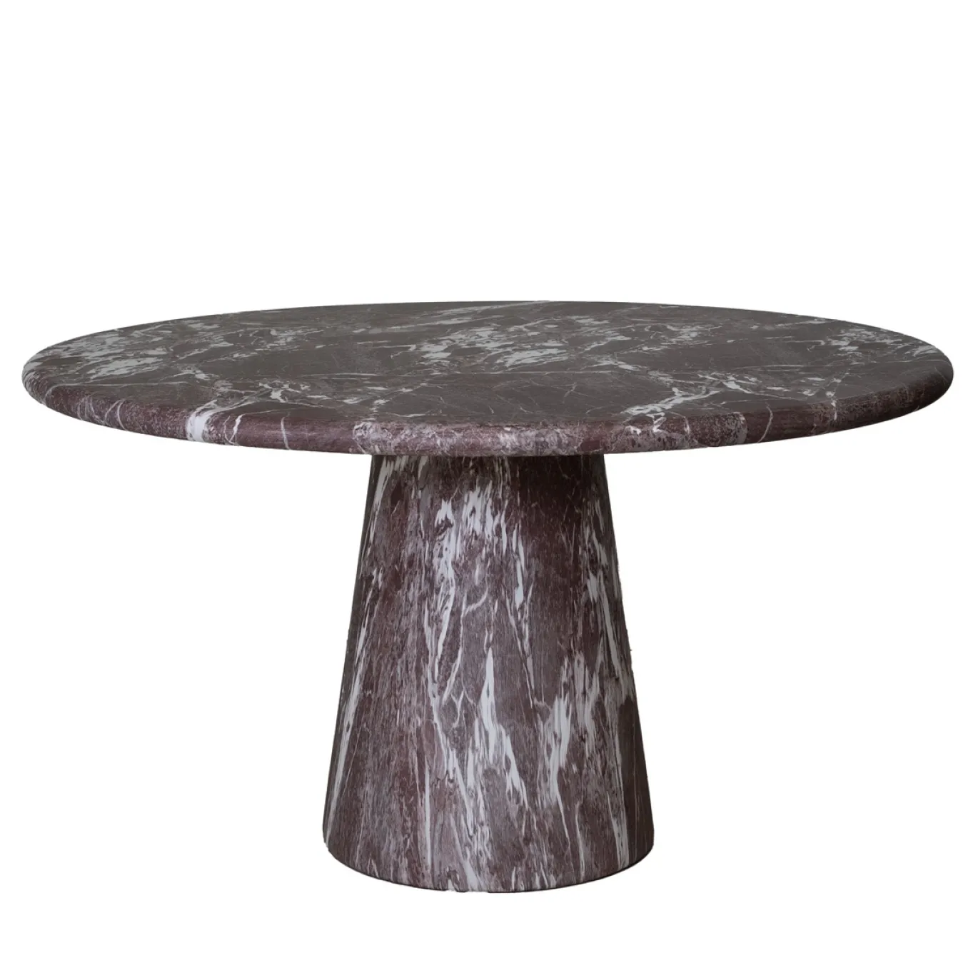 DÉJA Eettafel Brunn Rood Marmer Rond 130cm