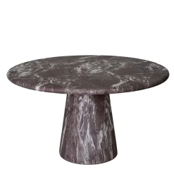 DÉJA Eettafel Brunn Rood Marmer Rond 130cm