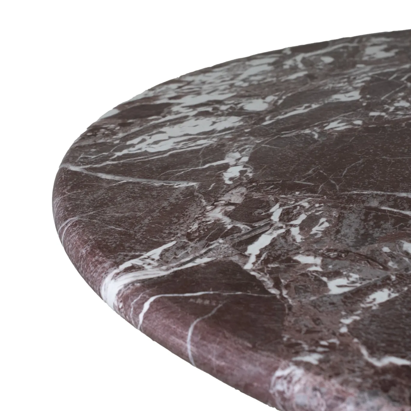 DÉJA Eettafel Brunn Rood Marmer Rond 130cm