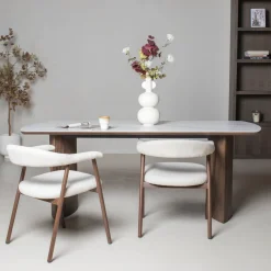 DÉJA Eettafel Chela Walnoot Marmer 200cm