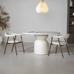 DÉJA Eettafel Djurö Beige Rond 130cm
