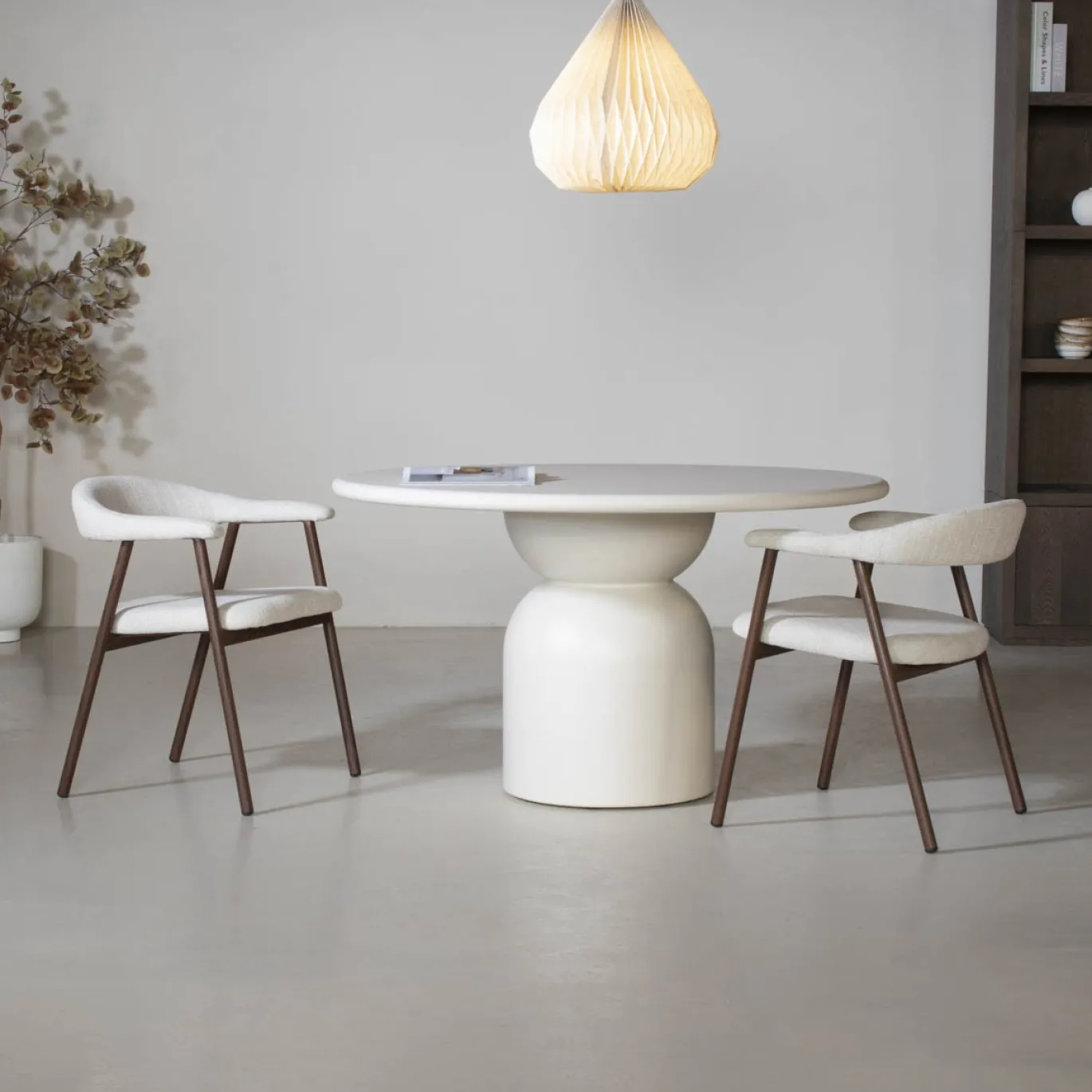 DÉJA Eettafel Djurö Beige Rond 130cm