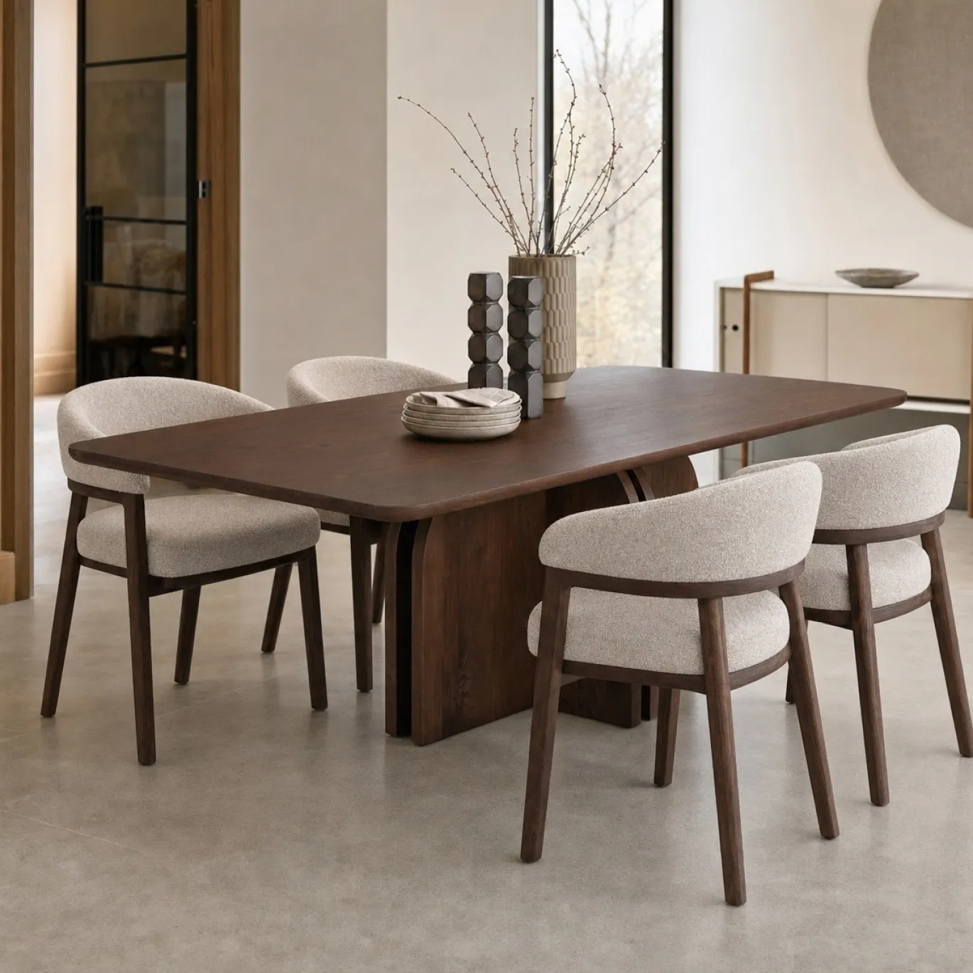 DÉJA Eettafel Edward Walnoot 210cm
