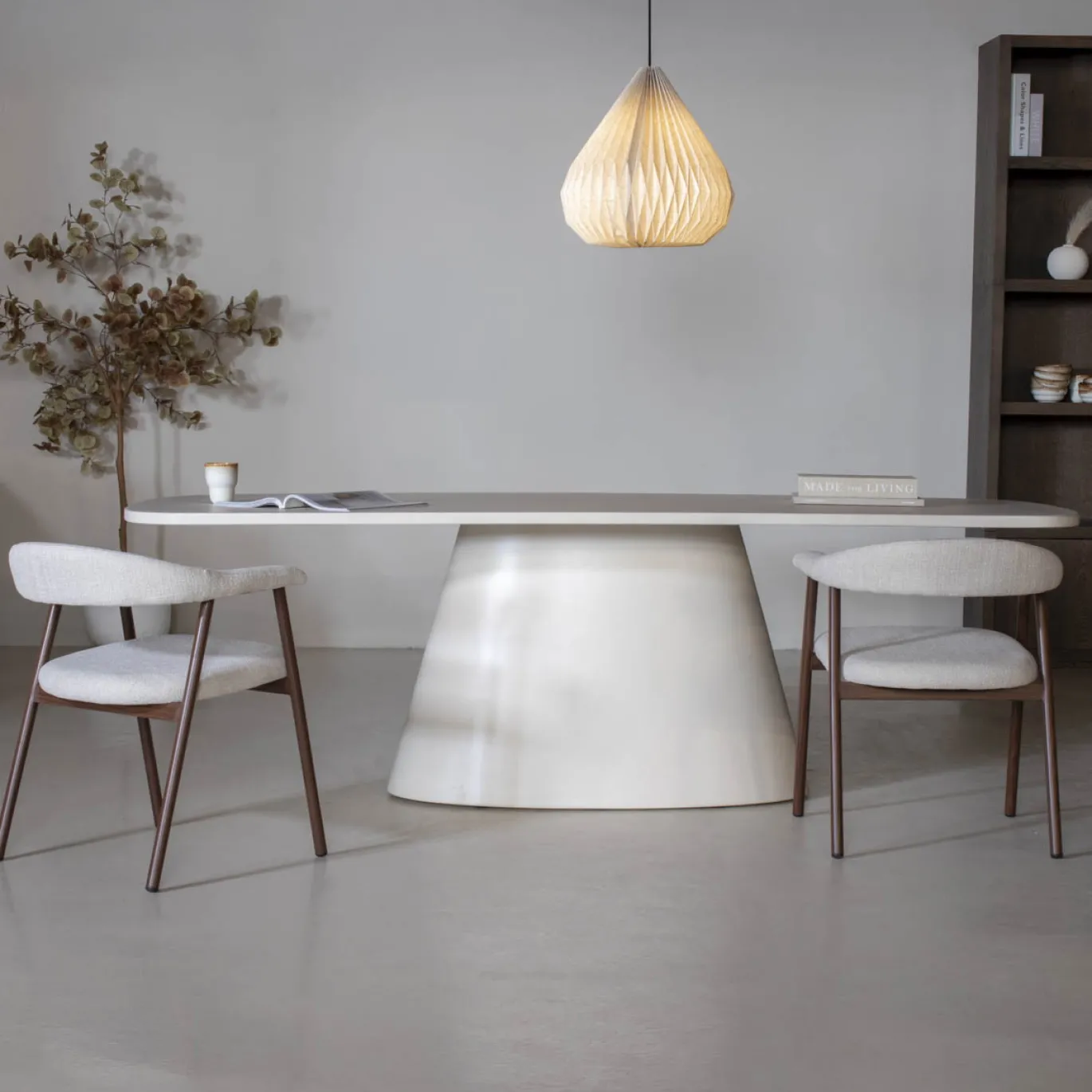 DÉJA Eettafel Falun Beige Deens Ovaal 200cm