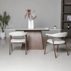 DÉJA Eettafel Joya Walnoot Marmer 200cm