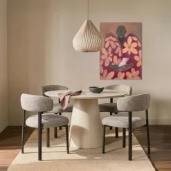 DÉJA Eettafel Kalix Beige Rond 120cm