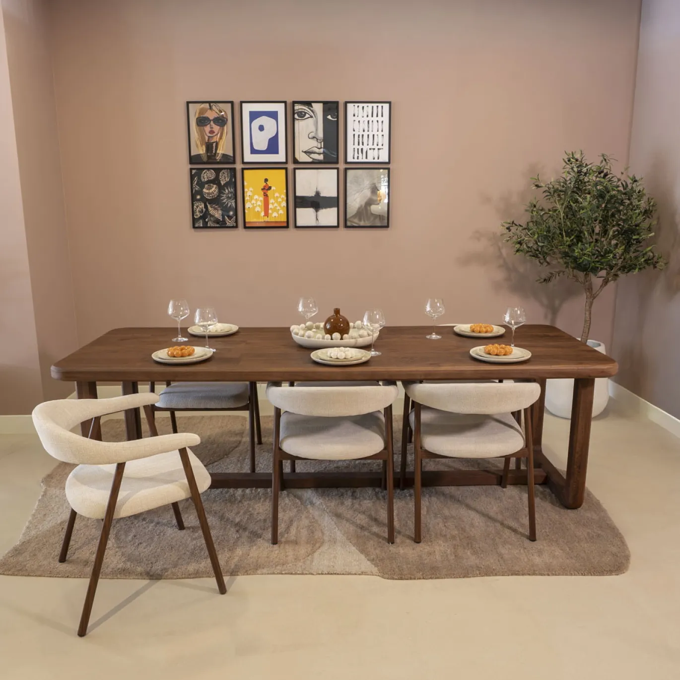 DÉJA Eettafel Loja Walnoot 200cm